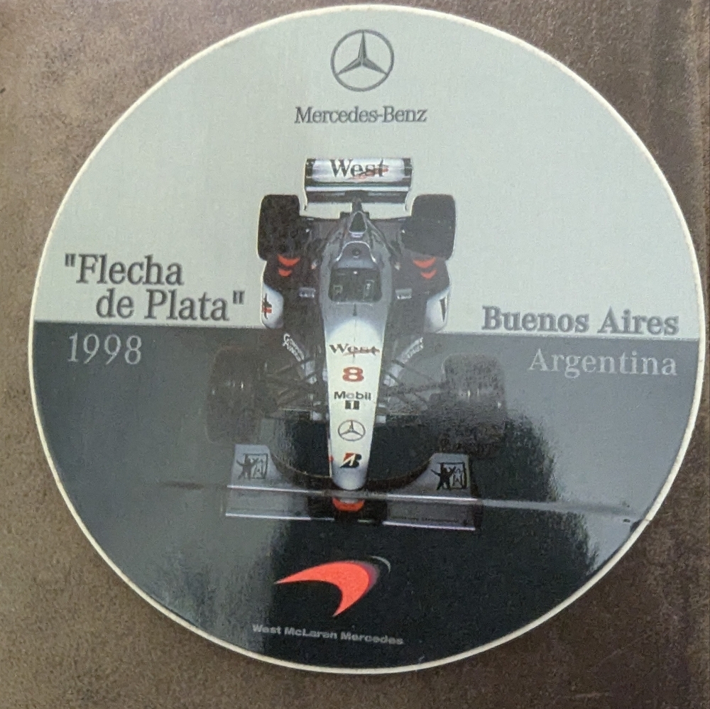 Formula One Mercedes-Benz Racing Sticker from Argentina